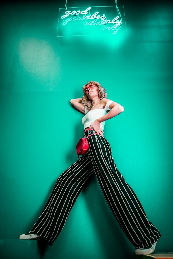 Women's Solid Flared Rayon Palazzo Pants with Elastic Waist